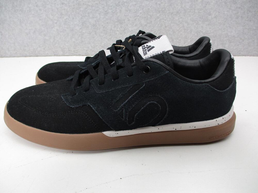 Adidas Five Ten Sleuth Bike Shoes Mens Sz 7 Womens Sz 8 Black Gum Flat Pedal MTB